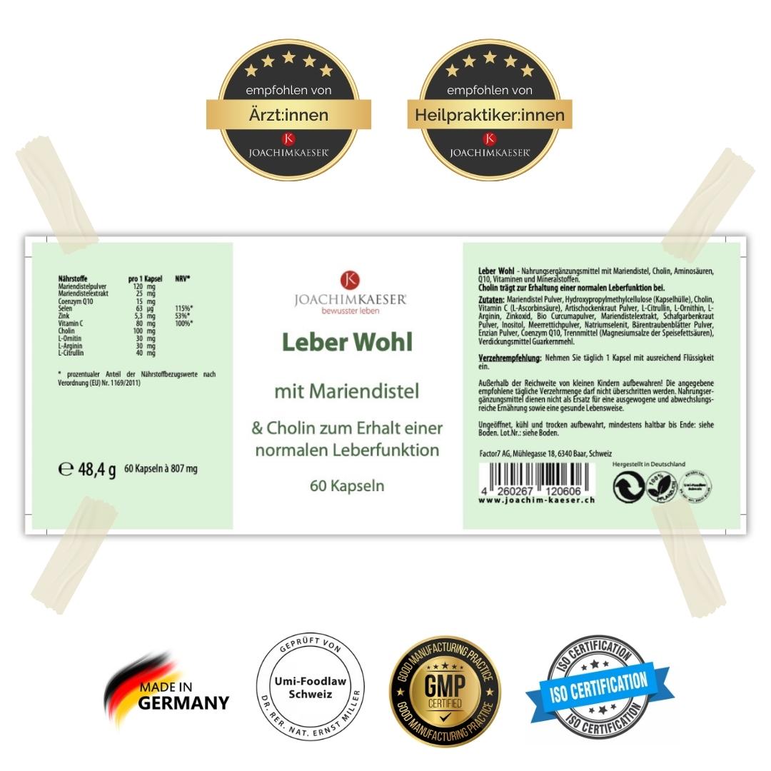 Leber Wohl - 60 Kapseln