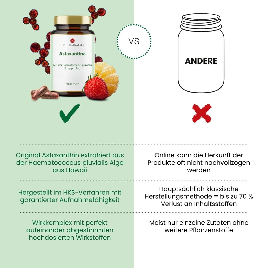 Astaxanthin - 60 Kapseln