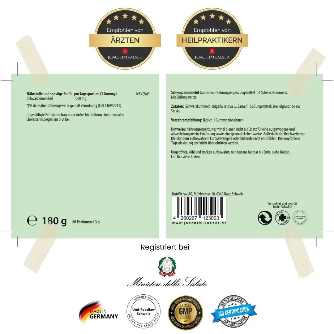 Schwarzkümmelöl Gummies